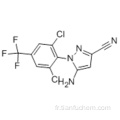 1H-pyrazole-3-carbonitrile, 5-amino-1- [2,6-dichloro-4- (trifluorométhyl) phényl] - CAS 120068-79-3